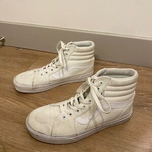 Vans White High-Top Sneakers
